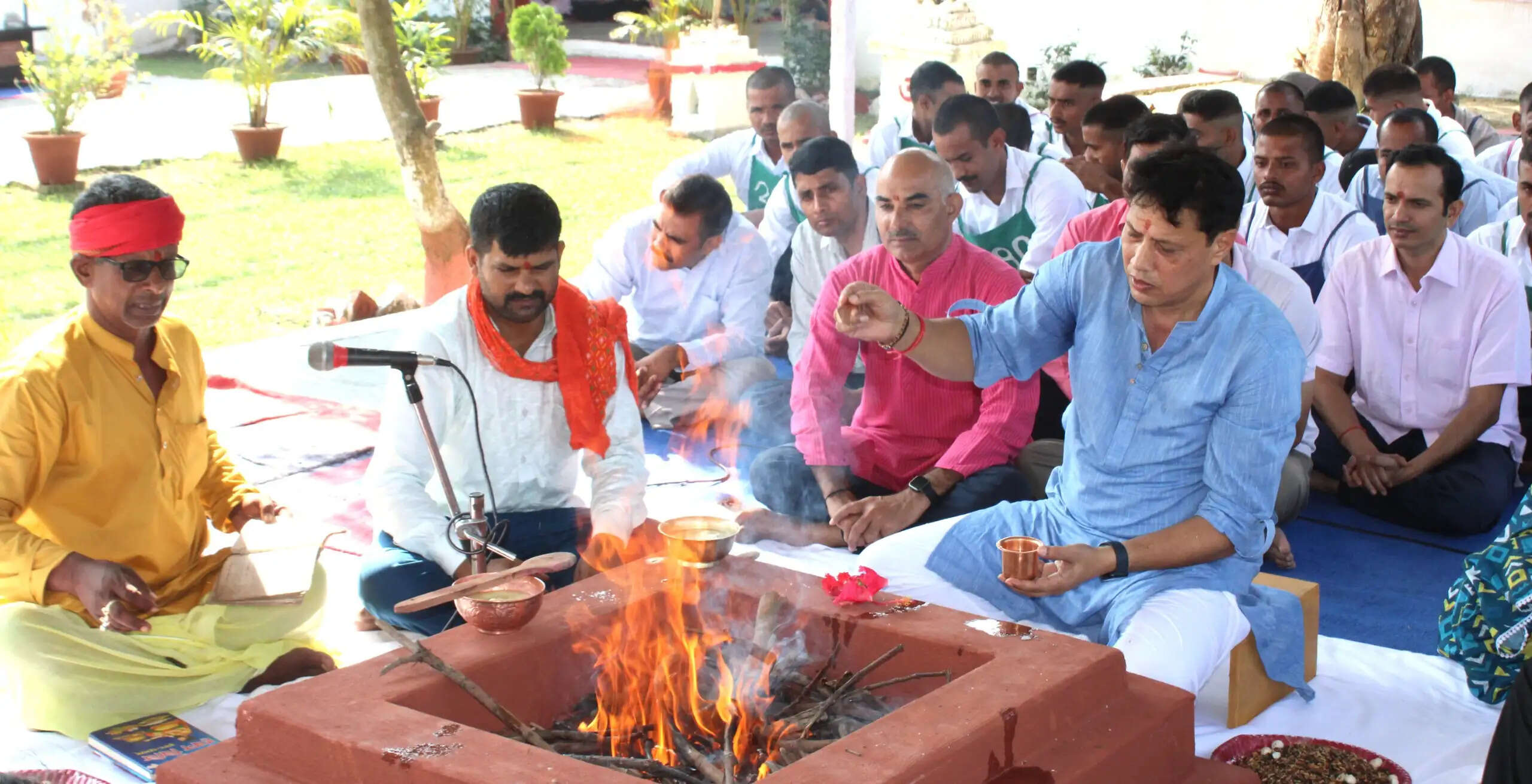 एसएसबी प्रशिक्षण केंद्र में श्रद्धा के साथ हुई नवरात्रि पूजा-अर्चना और हवन