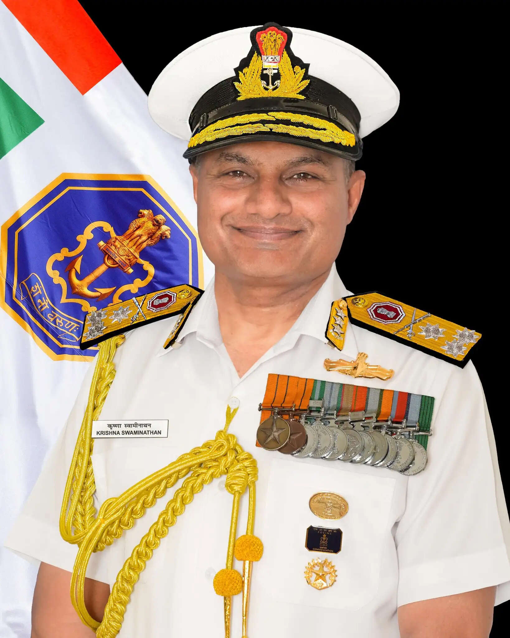 देश के अगले नौसेना प्रमुख होंगे&nbsp;वाइस एडमिरल कृष्णा स्वामीनाथन, केंद्र की मंजूरी