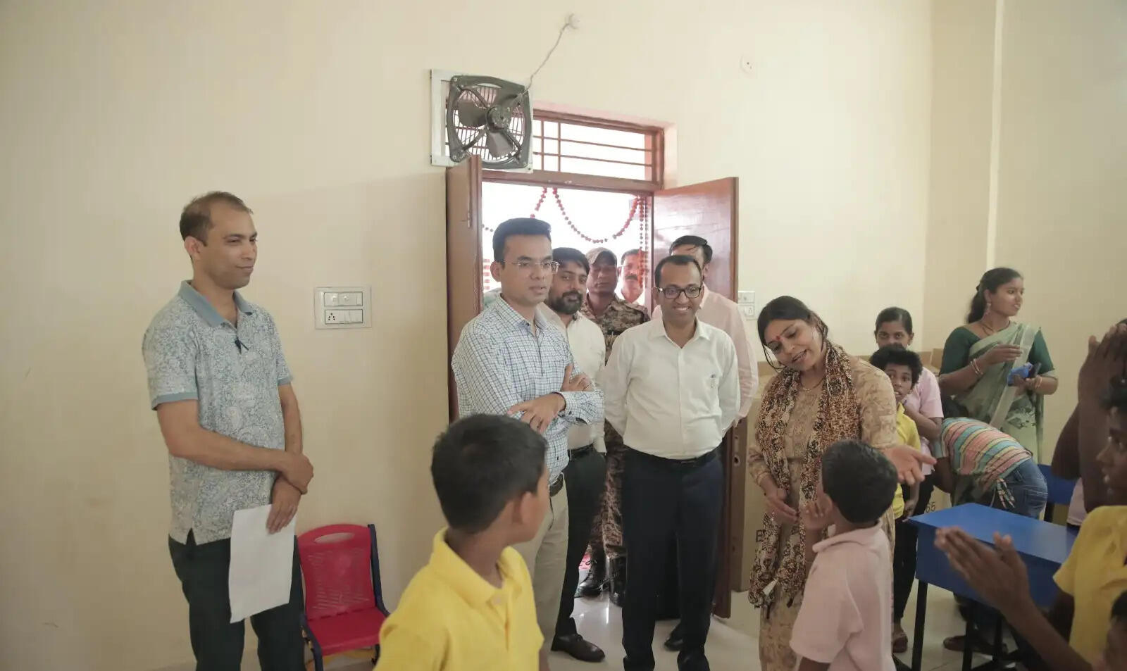 कोरबा : आकांक्षी जिला प्रभारी संयुक्त सचिव नीरज बंसोड़ ने दिव्यांग आवासीय विद्यालय का किया निरीक्षण