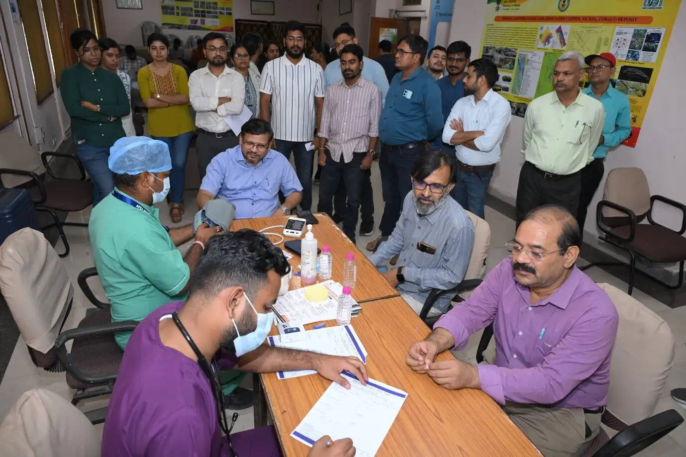 टीबी उन्मूलन अभियान के तहत आयुष्मान आरोग्य शिविर आयोजित