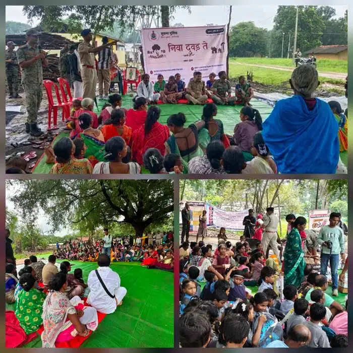 सुदूर ग्राम अरलमपल्ली पहुंची सुकमा पुलिस, ग्रामीणों के बीच बैठकर सुनी समस्याएं