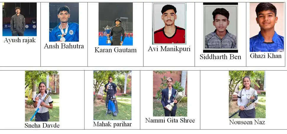 मध्य प्रदेश हॉकी अकादमी के 10 खिलाड़ियों का भारतीय अंडर-18 टीम में चयन, भोपाल में होगी सीरीज