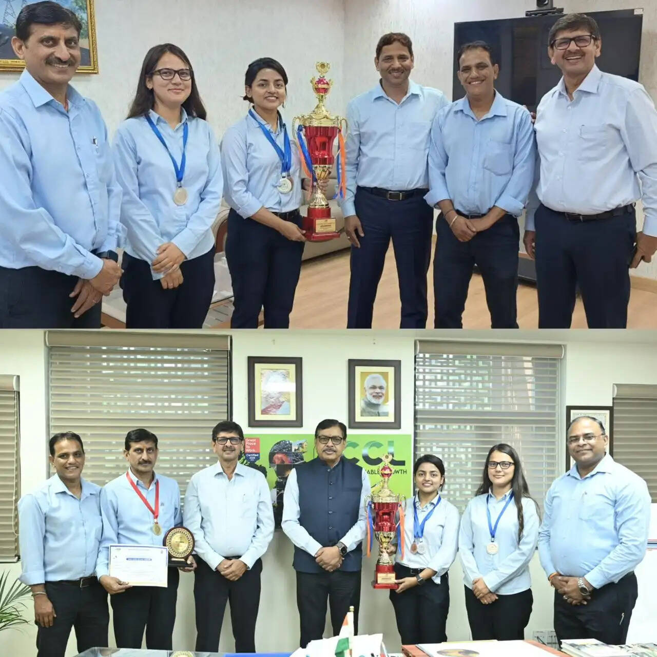 सीसीएल की टीम ने सीआईएल अंतर कंपनी बैडमिंटन प्रतियोगिता में मारी बाजी