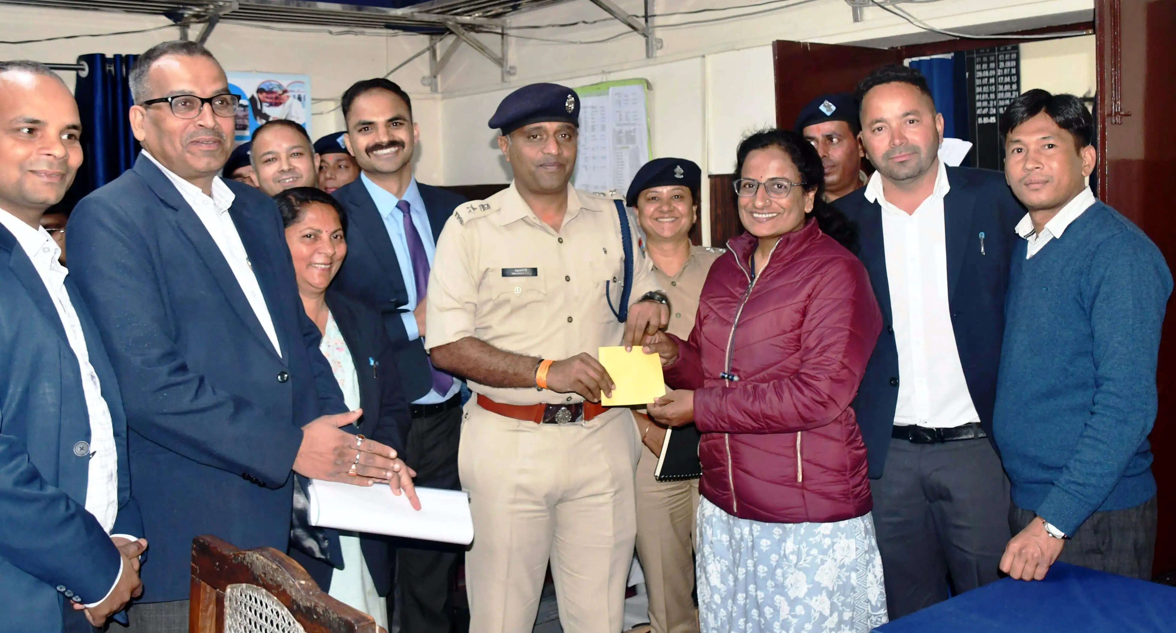 एसएसपी ने किया पुलिस कार्यालय नैनीताल का वार्षिक निरीक्षण