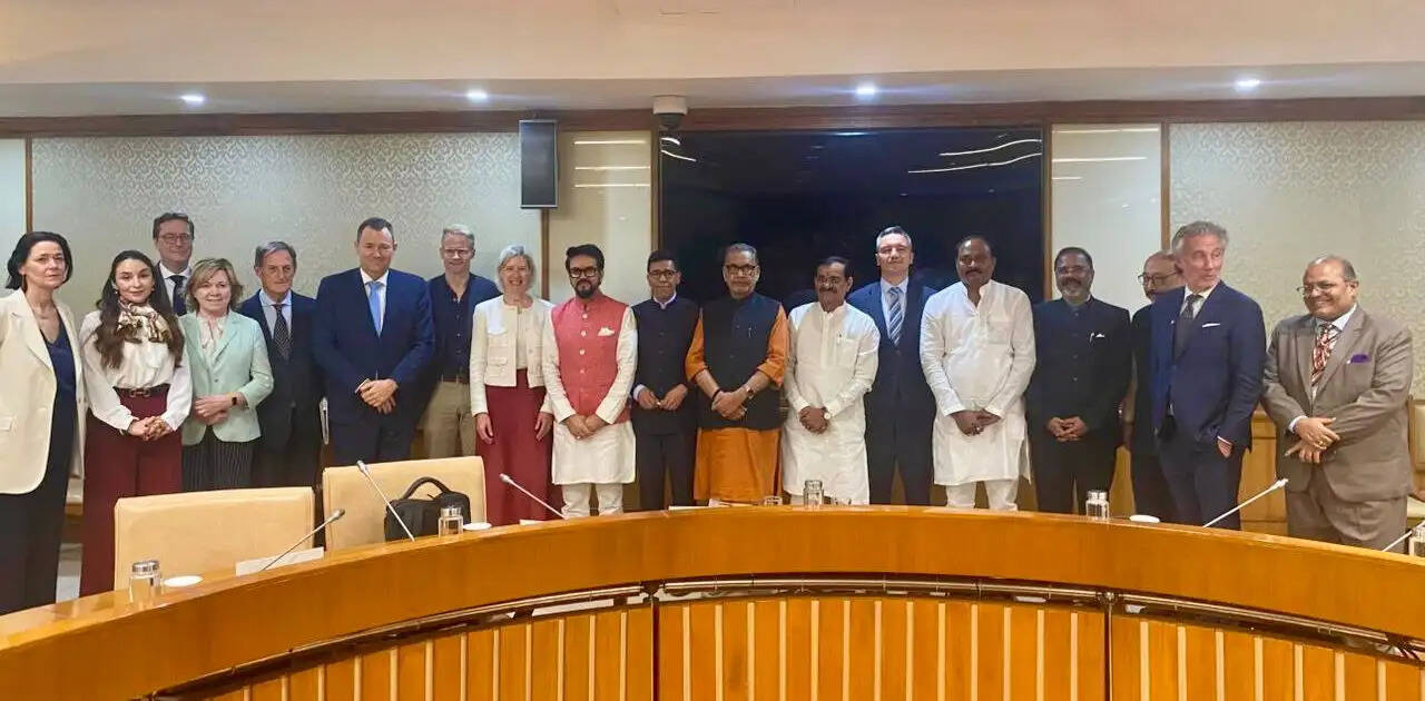 भारत–यूरोपीय संघ के संसदीय मैत्री समूह से द्विपक्षीय संबंधों को मिलेगी नई ऊर्जा: अनुराग सिंह ठाकुर