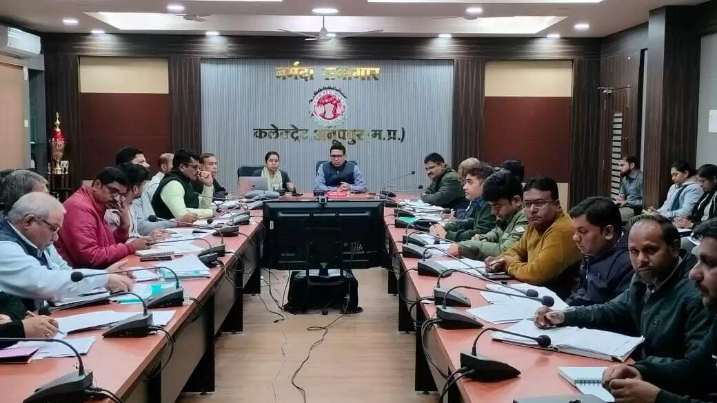 अनूूपपुर: शासन की कल्याणकारी योजनाओं और विकास गतिविधियों का प्रभावी क्रियान्वयन हो- कलेक्टर