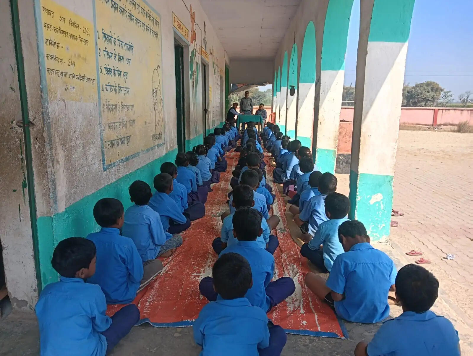 अंतर्राष्ट्रीय मातृभाषा दिवस पर बच्चों को दिया गया जानकारी