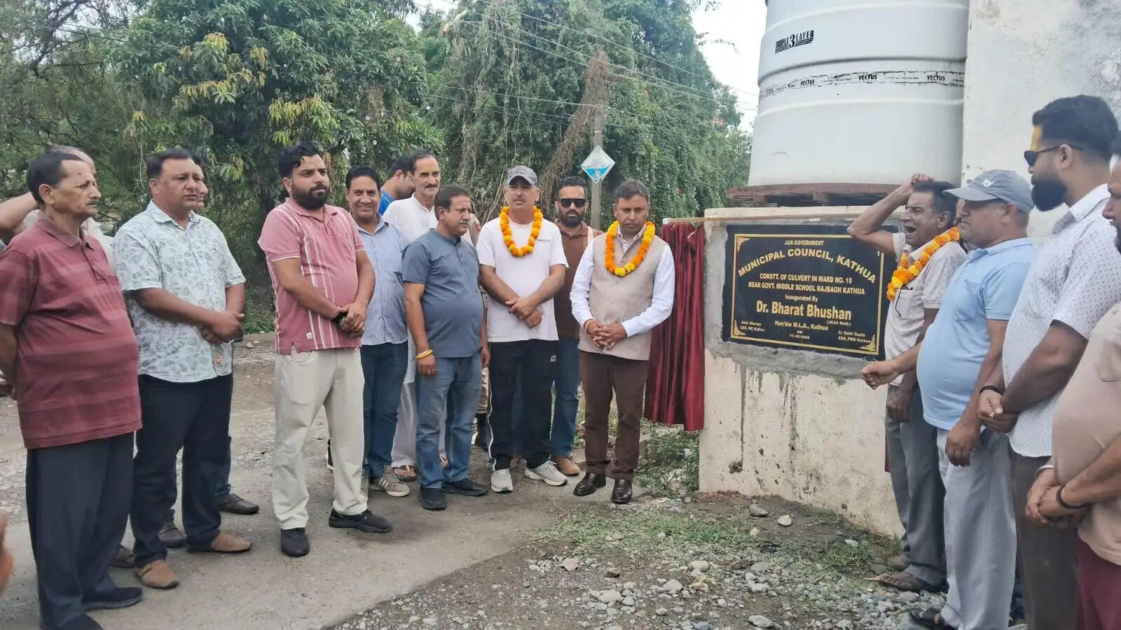 विधायक डॉ. भारत भूषण ने 20 लाख के चार प्रोजेक्ट जनता को किए समर्पित