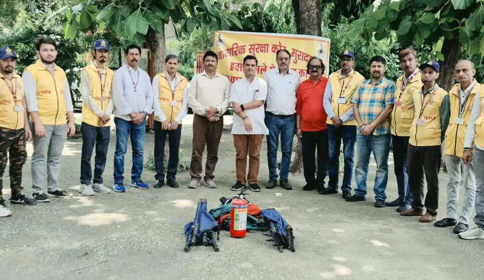 हिंदू कॉलेज में आपदा प्रबंधन विषयक मॉक ड्रिल का सफल आयोजन