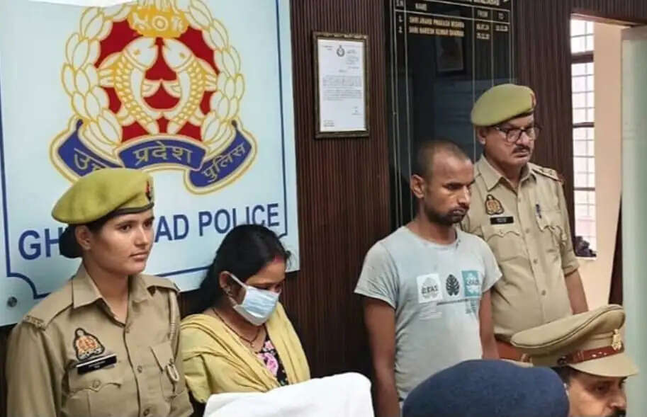 अवैध संबंधों में बाधा बन रहे पति की महिला ने प्रेमी संग मिलकर की हत्या, दाेनाें आराेपित गिरफ्तार