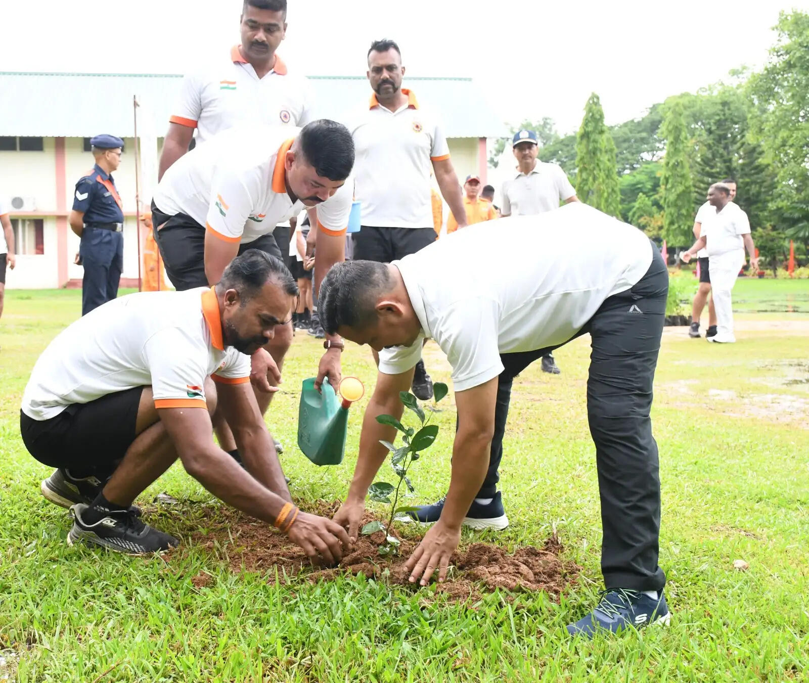 विश्व पर्यावरण दिवस पर एनडीआरएफ प्रथम बटालियन का व्यापक वृक्षारोपण अभियान