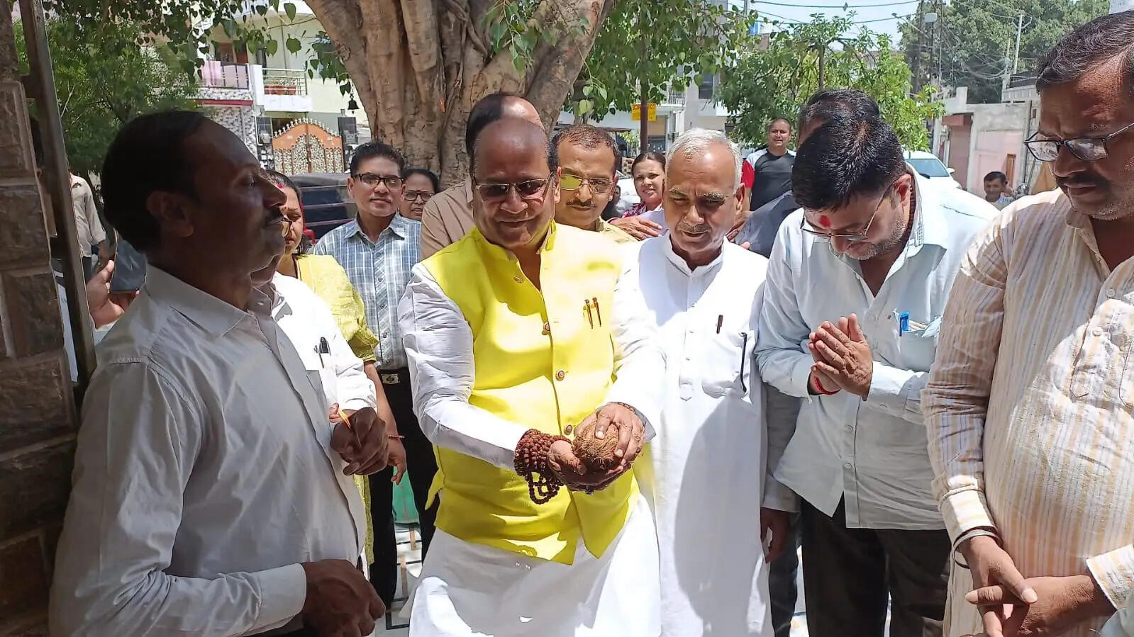 गोविंद नगर में 10.40 लाख रुपये के विकास कार्यों का भूमि पूजन, 4 सबमर्सिबल और शौचालय निर्माण शुरू: सुरेंद्र मैथानी