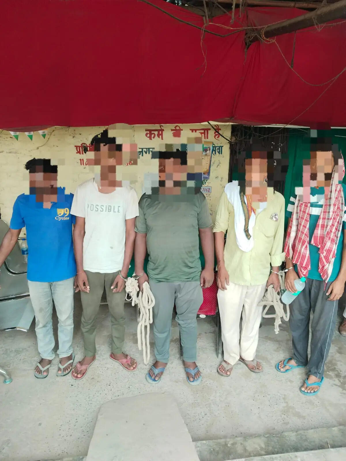 मोटरसाइकिल चोर गिरोह के पांच सदस्य गिरफ्तार