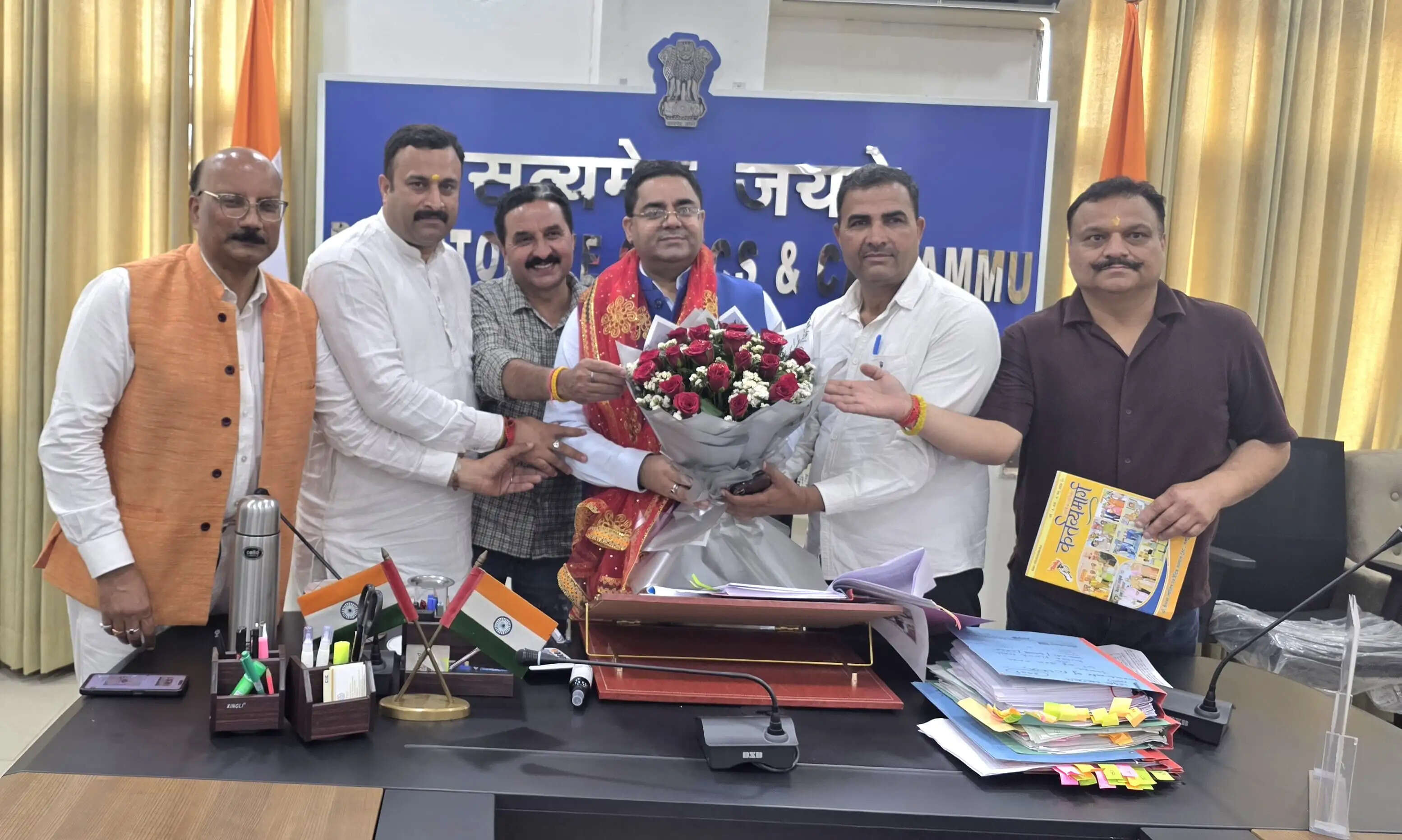 राशन कार्ड व एलपीजी समस्याओं को लेकर प्रतिनिधि मंडल ने निदेशक एफसीएसएन्डसीए से की मुलाकात