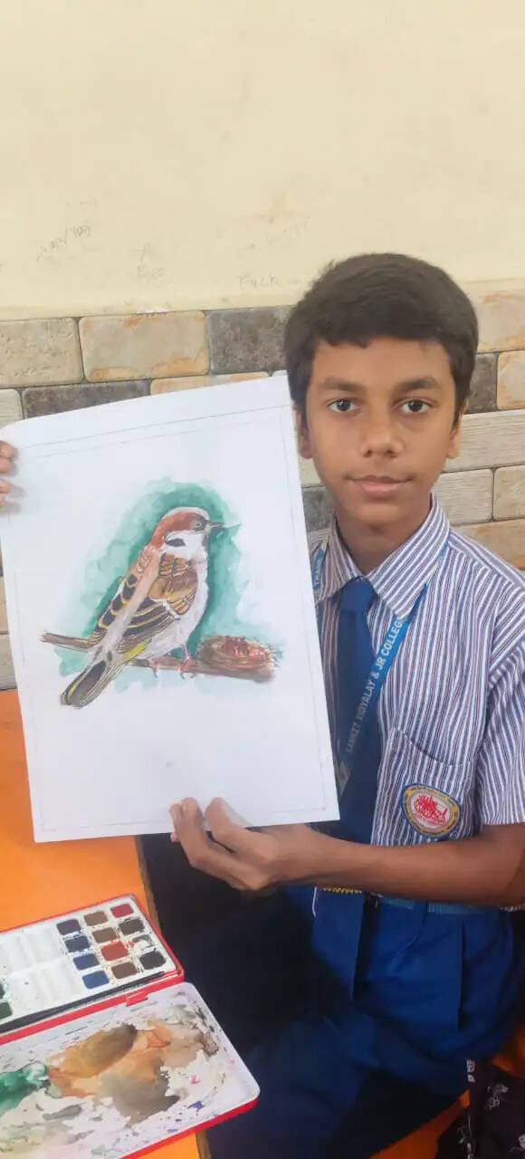 ठाणे में स्पैरोताई फाउंडेशन की ‘गौरैया बचाओ ,पहल में विद्यार्थियों से संदेश