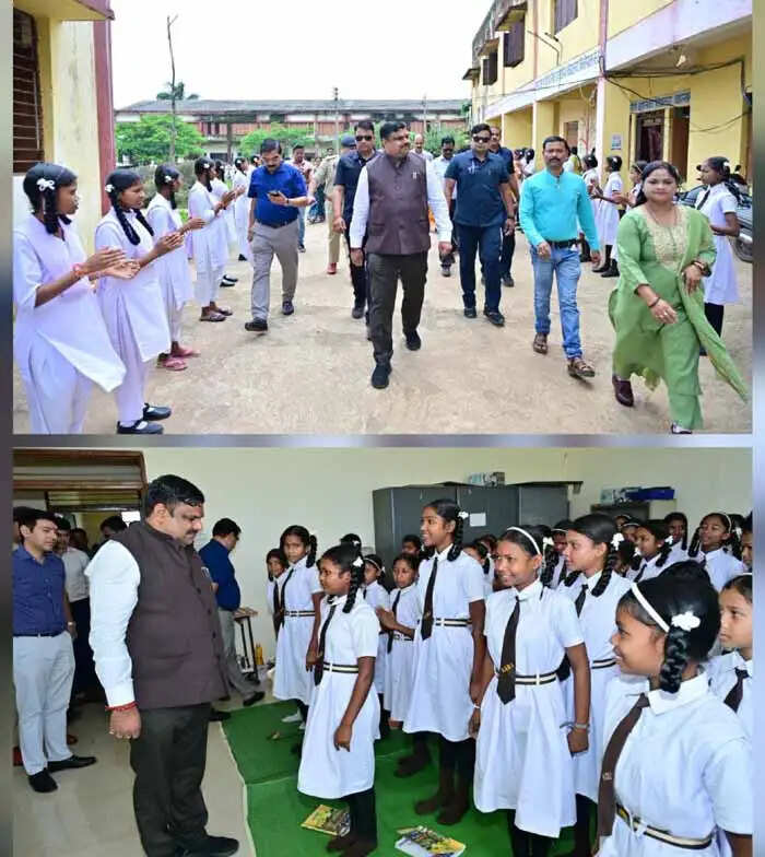 स्कूल शिक्षा मंत्री ने किलेपाल-बास्तानार के आवासीय विद्यालयों की व्यवस्थाओं की समीक्षा