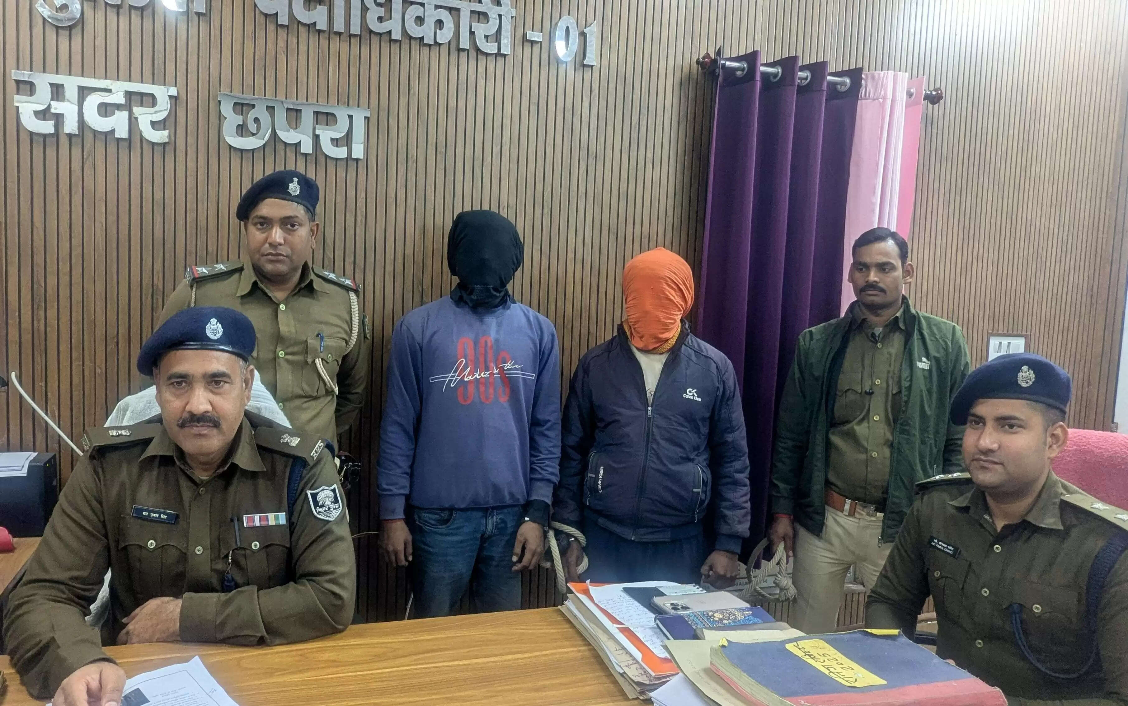 सारण पुलिस ने किया अंतरराज्यीय शराब तस्कर रैकेट का पर्दाफाश