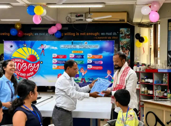 राष्ट्रीय विज्ञान केंद्र, गुवाहाटी में समर हॉबी कैंप का शुभारंभ