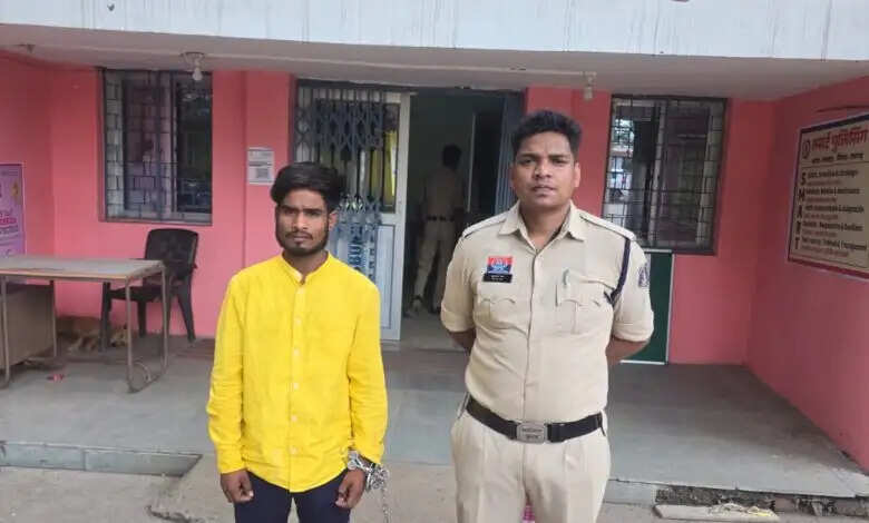 दुष्कर्म और मारपीट मामले का फरार आरोपित को जेल