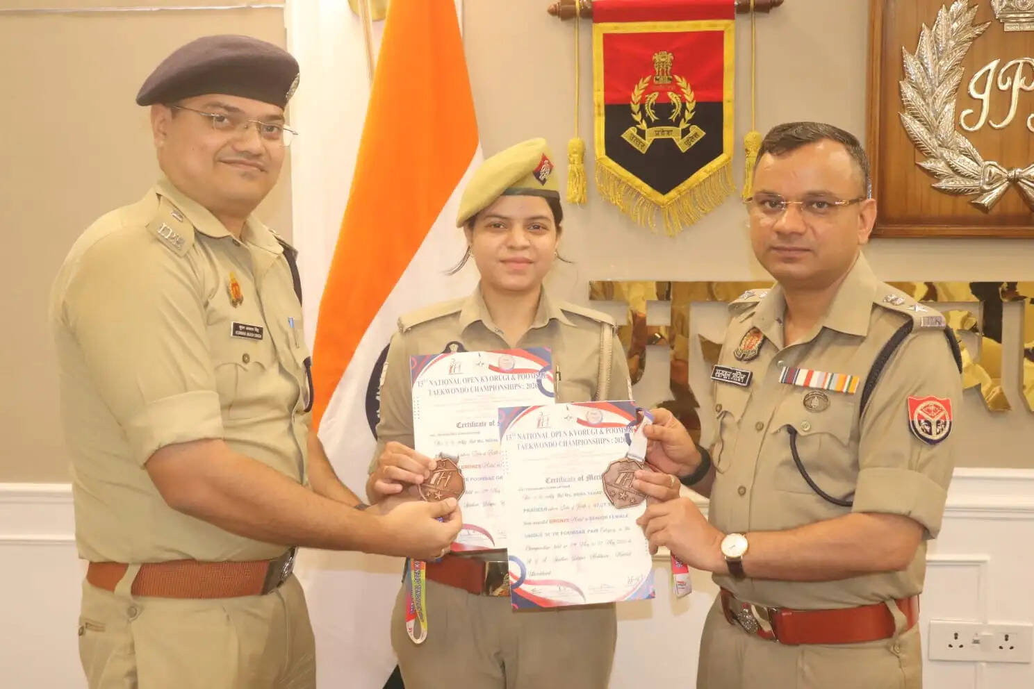 मुरादाबाद पुलिस की महिला सिपाही नेहा यादव ने जीते दो कांस्य पदक