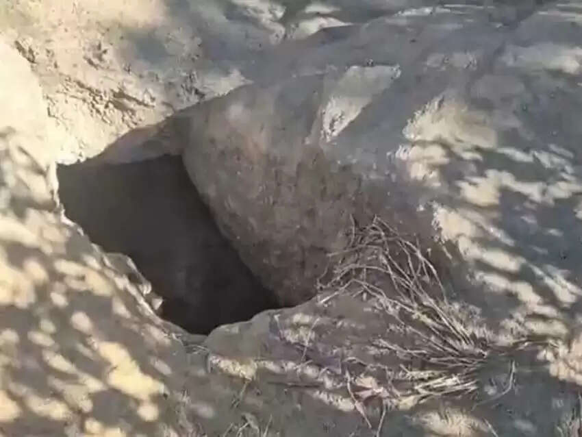 अनूपपुर: अवैध कोयला सुरंगें बंद करने कोलकर्मी भर रहें मिट्टी-पत्थर