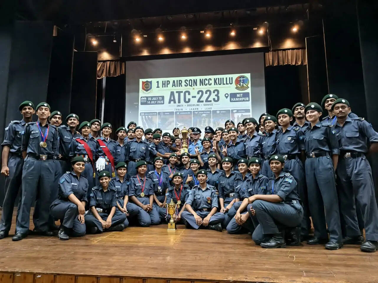 एनसीसी एयर विंग के कैंप मेें मंडी कालेज ने जीती ओवरऑल ट्रॉफी
