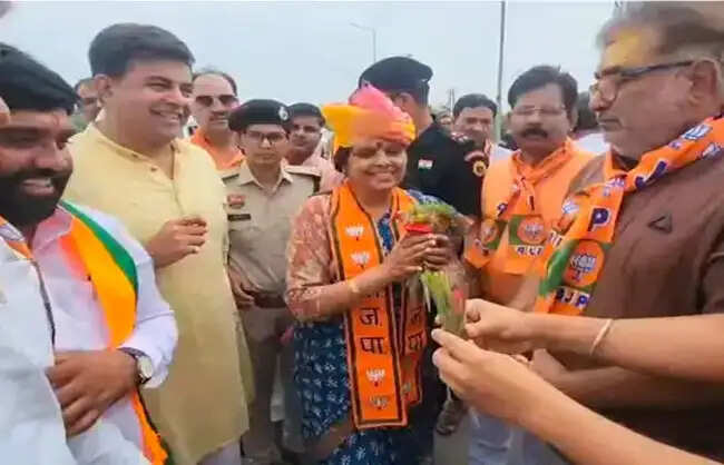 नारनाैल: हरियाणा में कानून-व्यवस्था पूरी तरह सुदृढ़, महिलाएं सुरक्षित: अर्चना गुप्ता