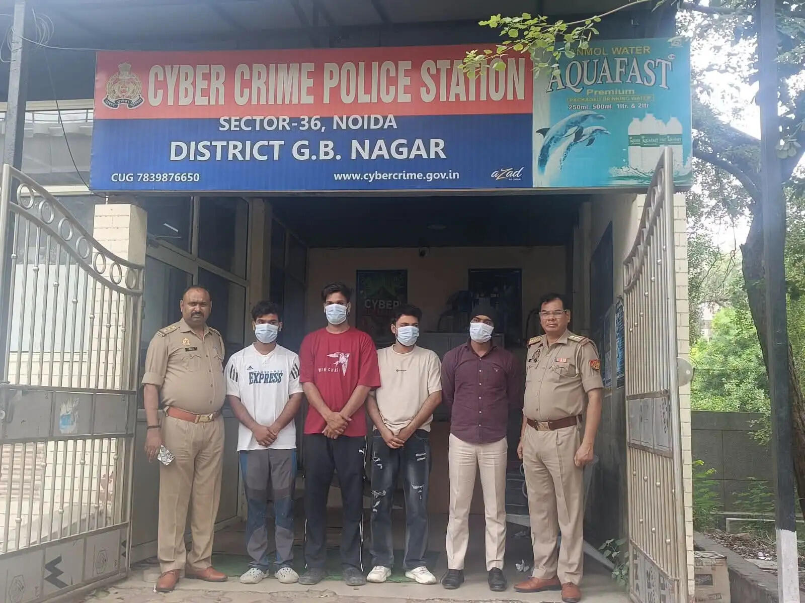 आईजीएल कंपनी के कर्मचारी बनकर लाखों की ठगी करने के मामले में चार गिरफ्तार