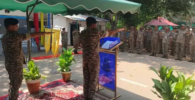 सीआरपीएफ मुख्यालय में सतर्कता जागरूकता सप्ताह में जवानों ने ली सत्यनिष्ठा की शपथ