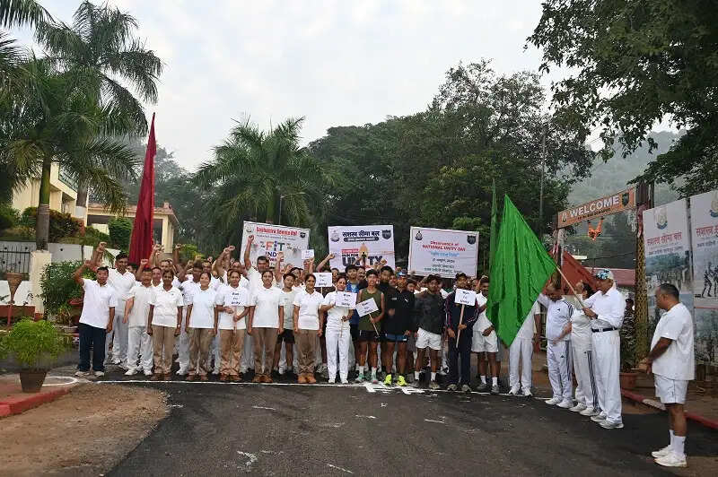 सरदार पटेल की जयंती पर एसएसबी ने सोनापुर में आयोजित की एकता दौड़ और मैराथन