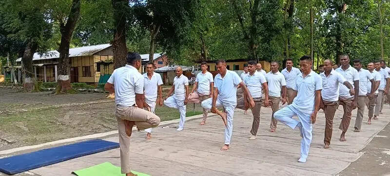 एसएसबी प्रथम वाहिनी के जवानों के लिए 100 दिवसीय योग