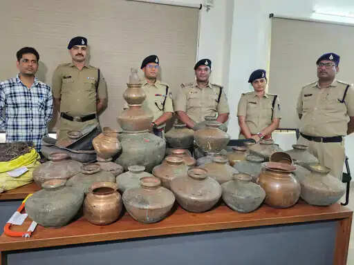 पारदी गैंग पकड़ाई, 7 चोरी की वारदातें कबूलीं, गोदाम से तांबे के बर्तन भी चुराए, तीन नाबालिग समेत पांच गिरफ्तार