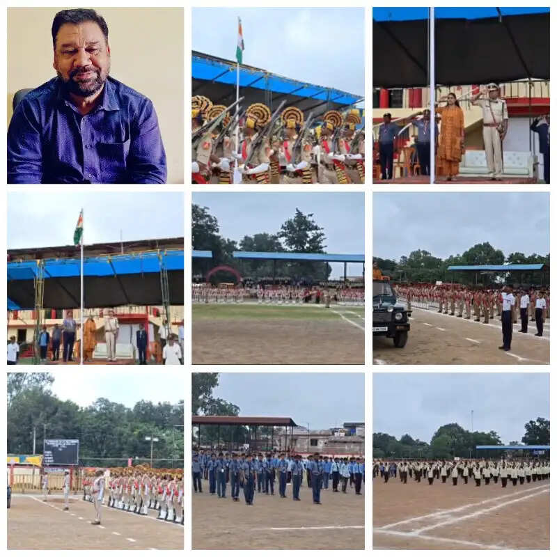 स्वतंत्रता दिवस समारोह की अंतिम रिहर्सल में दिखा देशभक्ति का जज्बा, कलेक्टर ने ली परेड की सलामी