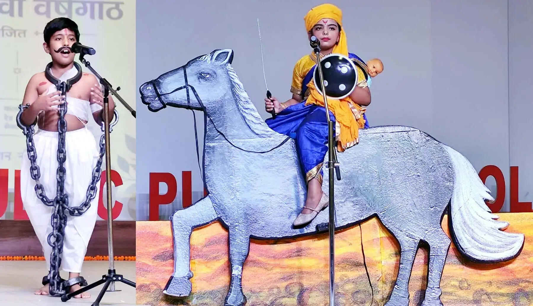 गुरुग्राम: समूहगान, फैंसी ड्रेस व भाषण प्रतियोगिता में स्कूली बच्चों ने जीता सबका दिल