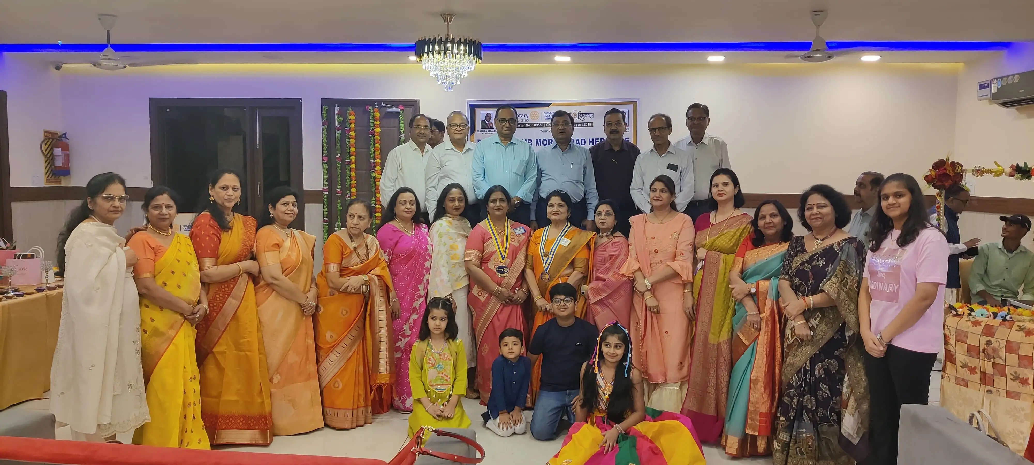 हर्षाेल्लास एवं सांस्कृतिक प्रस्तुतियों के साथ संपन्न हुई रोटरी हेरिटेज की दीपावली सभा