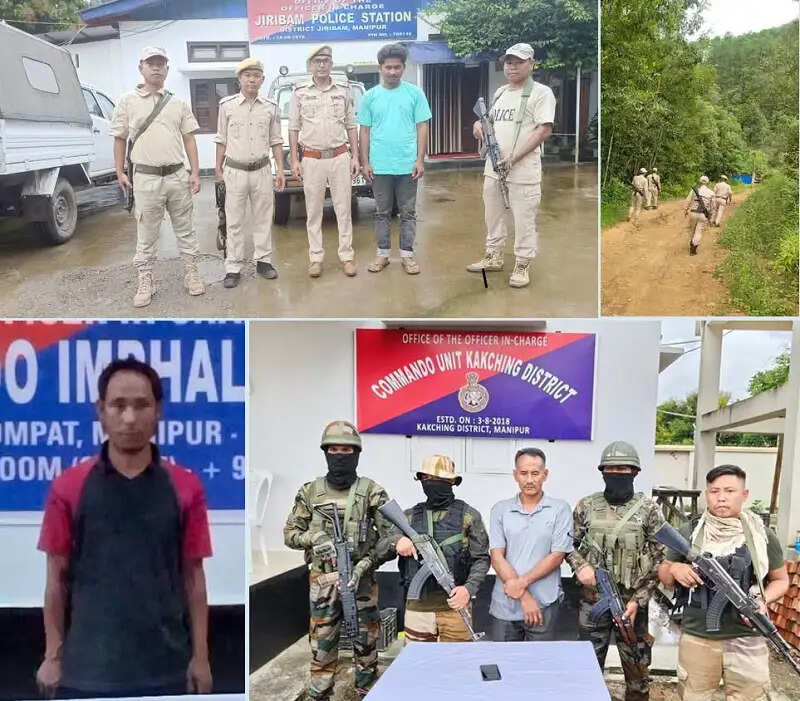 मणिपुर में सुरक्षा बलों ने तीन संदिग्ध उग्रवादी कैडरों को किया गिरफ्तार
