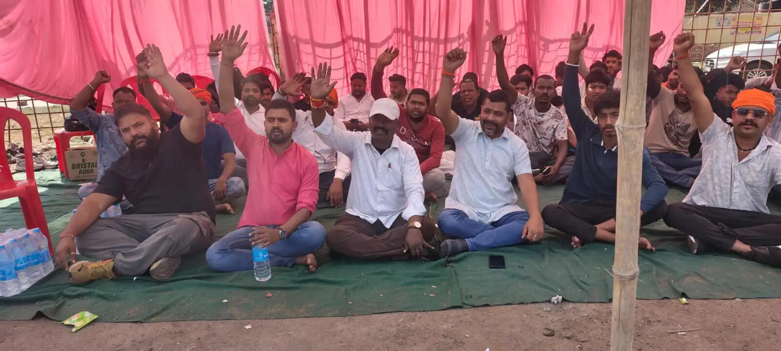 हिंदू संगठन के नेताओं से दुर्व्यवहार के बाद थाना प्रभारी के खिलाफ आंदोलन शुरू