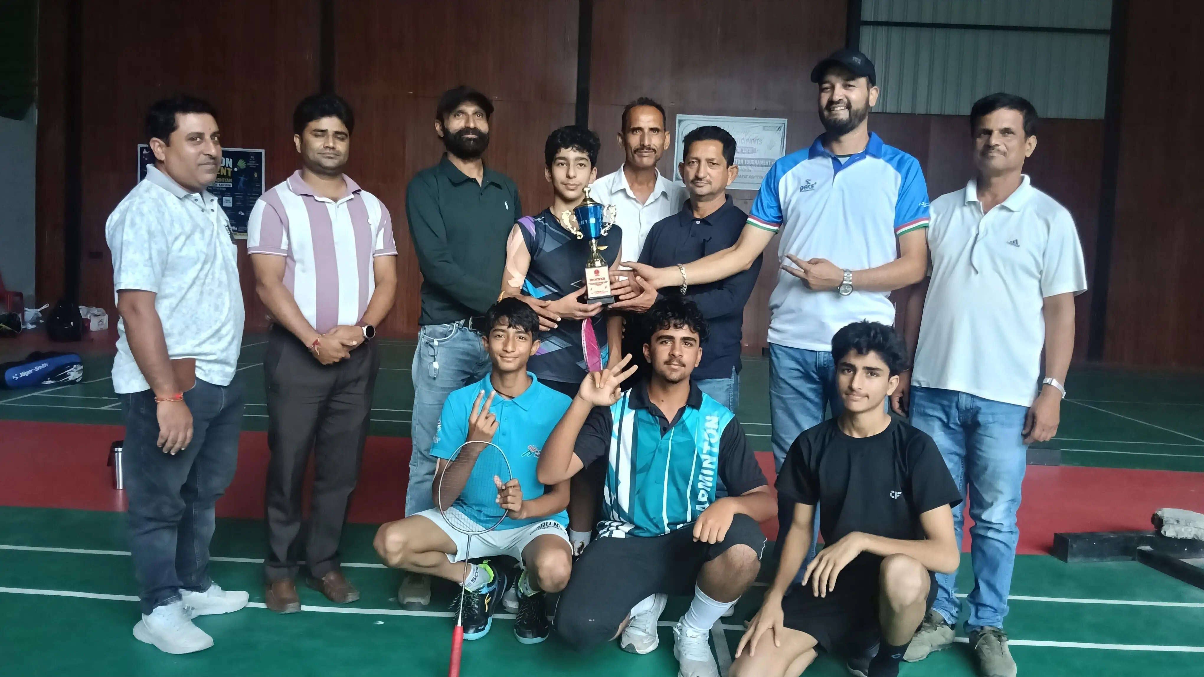 अंडर-14 बैडमिंटन में पुंछ बना चैंपियन, फाइनल में सांबा को दी मात