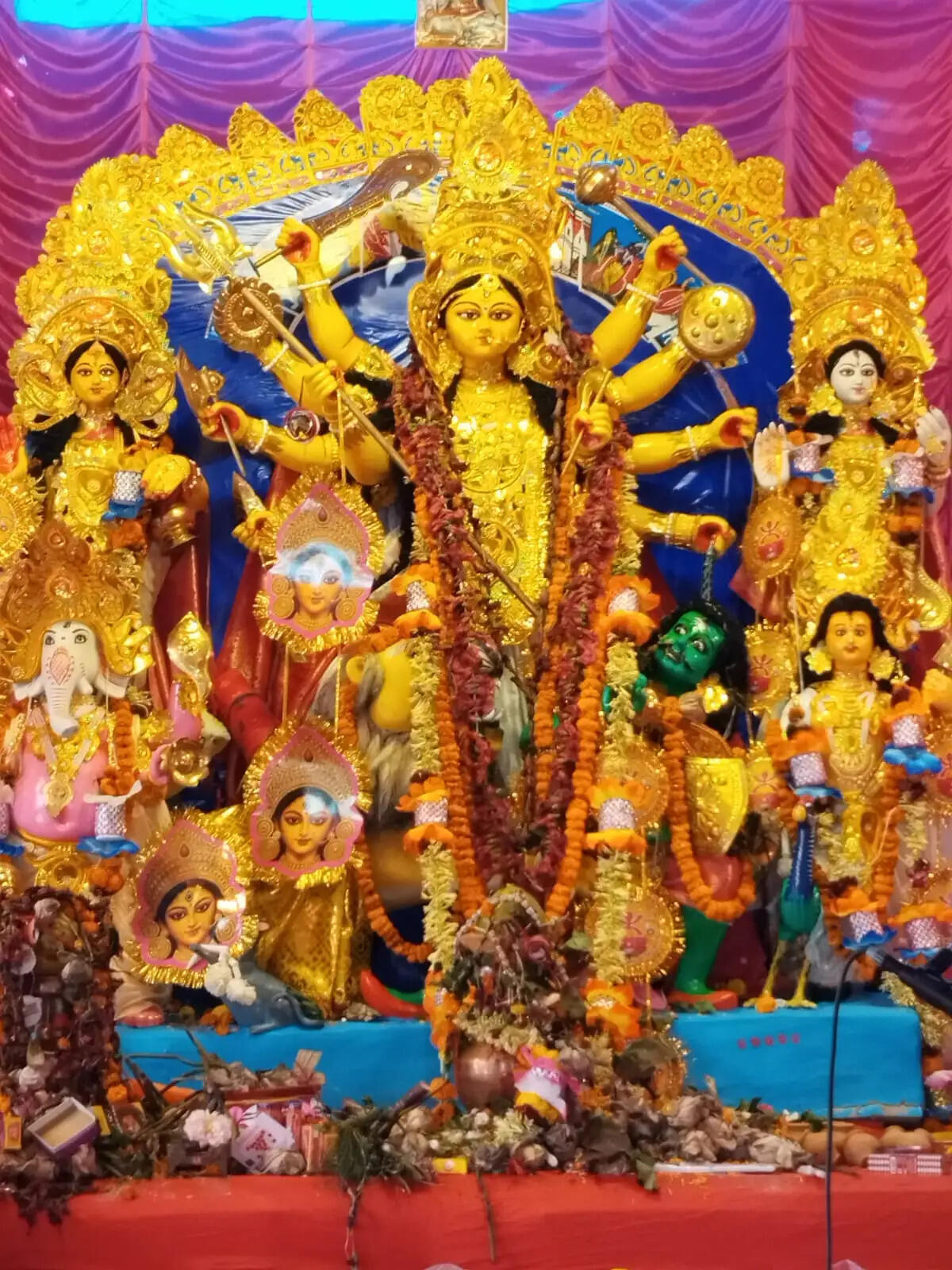 ईडन मेघबालिका में विधि-विधान से मनाया गया दुर्गोत्सव, सांस्कृतिक कार्यक्रमों ने बांधा समां