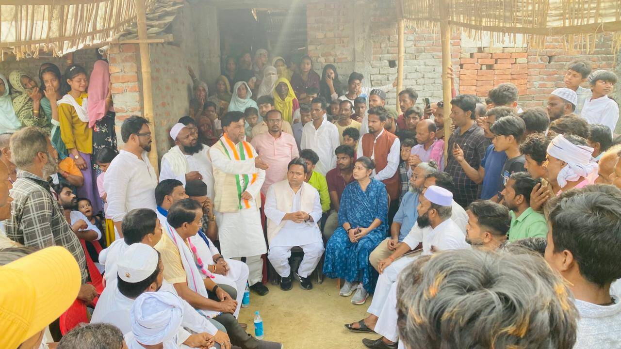 बिहार कांग्रेस प्रतिनिधि मंडल ने दोहरे हत्याकांड को लेकर किया जांच,पीड़ित परिवार से की मुलाकात