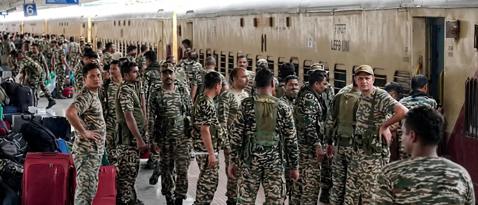 खड़गपुर में पहुंची केंद्रीय बल की 11 कंपनियां, चुनाव से पहले सुरक्षा कड़ी