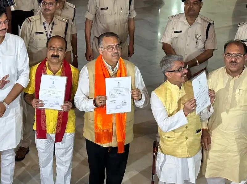 मप्र से राज्यसभा की तीनों सीटें भाजपा ने जीती, तीनों उम्मीदवार निर्विरोध निर्वाचित