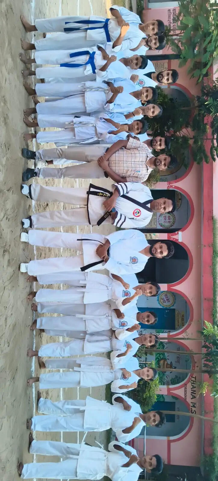 जिला कराटे एसोसिएशन का एकदिवसीय कराटे बेल्ट ग्रेडिंग परीक्षा का आयोजन