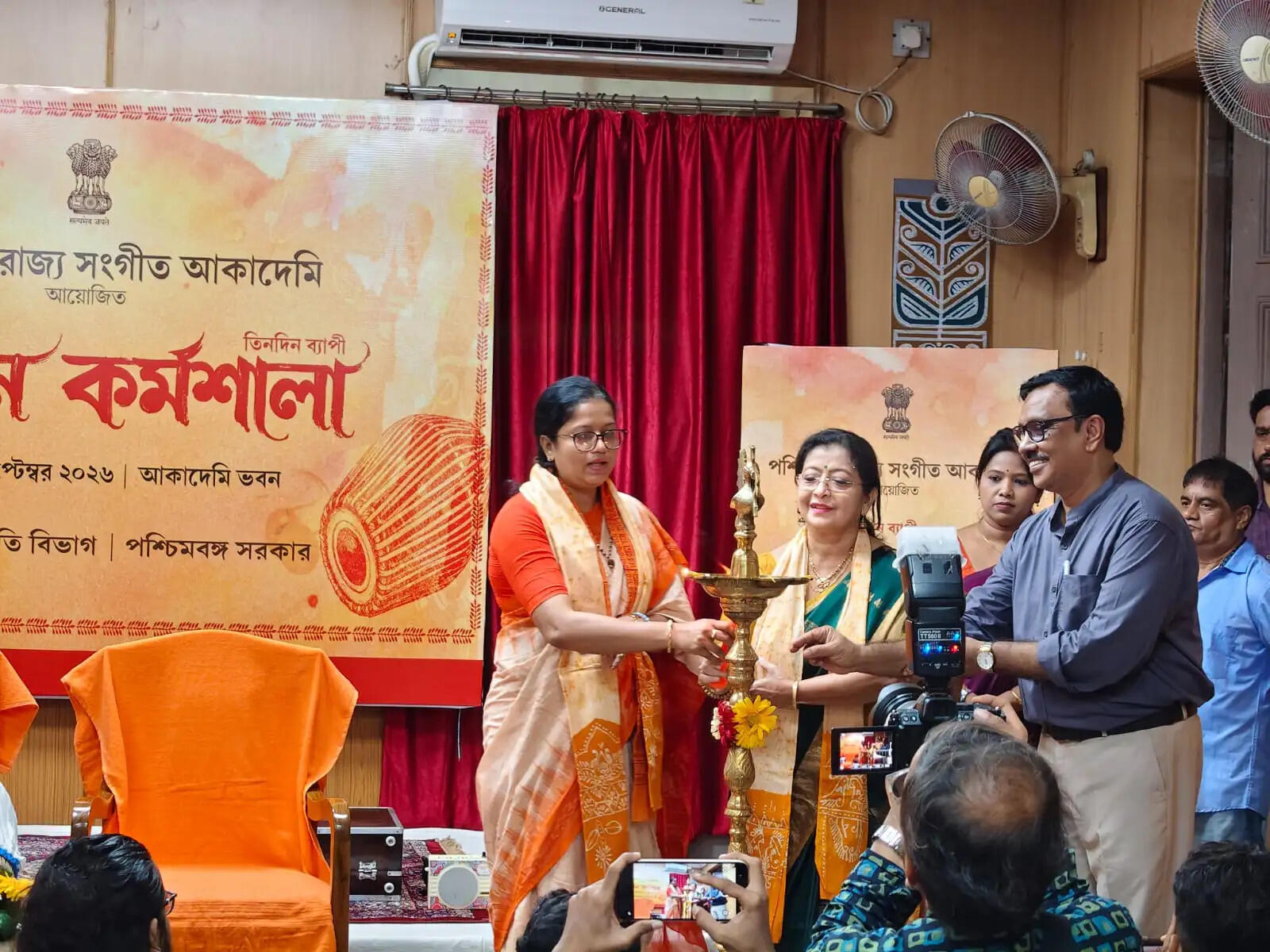 राज्य संगीत अकादमी के तत्वावधान में तीन दिवसीय कीर्तन कार्यशाला का शुभारंभ