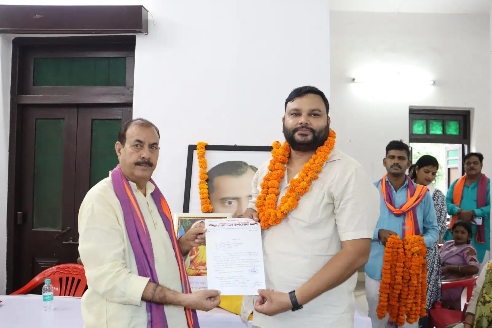 कुंवर अभिजय पटेल बने अपना दल कमेरावादी युवा मंच के प्रदेश अध्यक्ष