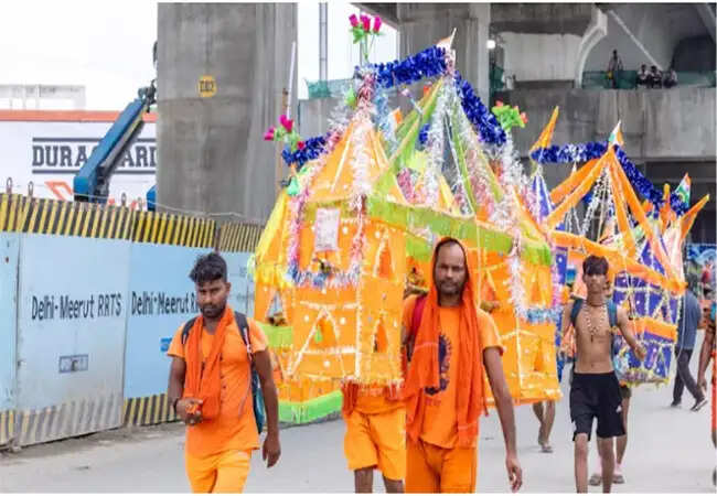 उत्तर प्रदेश में कांवड यात्रा का उत्साह, कांवड़ यात्रा मार्ग पर उमड़े शिव भक्त