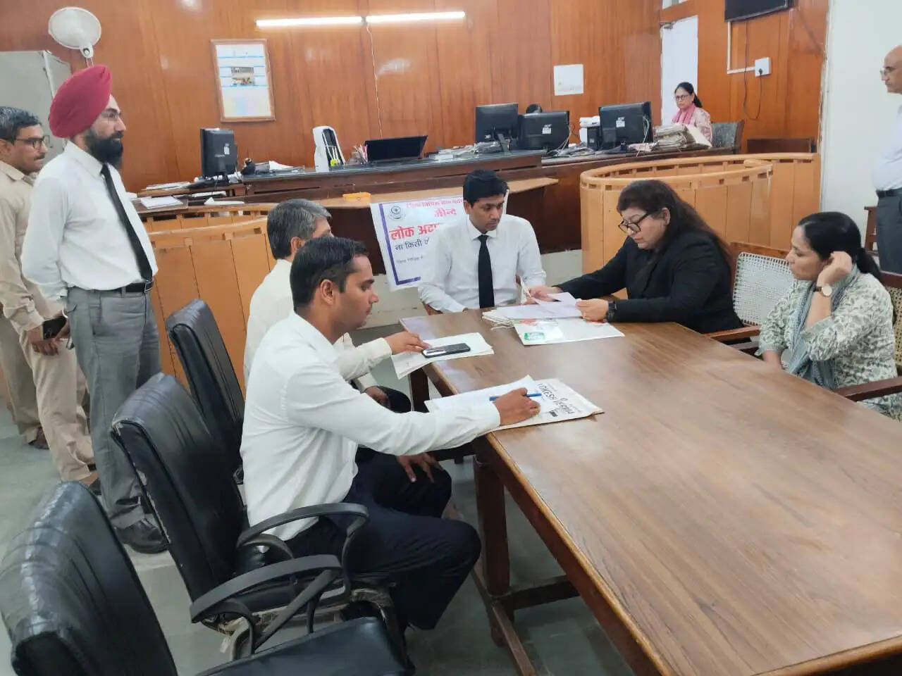 जींद : विशेष लोक अदालत में 47 मामलों का निपटारा