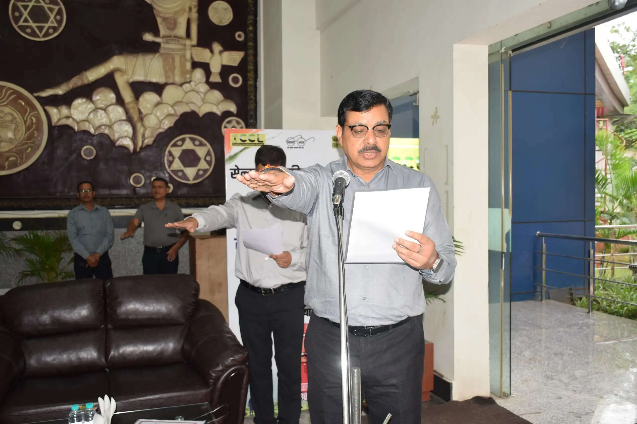 स्वच्छता ही सेवा-2026 कार्यक्रम में सीसीएल कर्मियों ने ली शपथ