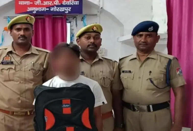 बिहार जा रही अवैध शराब देवरिया स्टेशन पर जीआरपी ने 96 बोतल के साथ तस्कर गिरफ्तार
