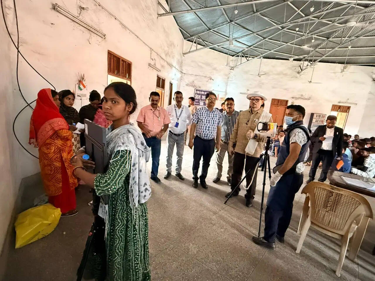 जेल में&nbsp;टीबी मुक्त भारत अभियान के तहत लगा शिविर